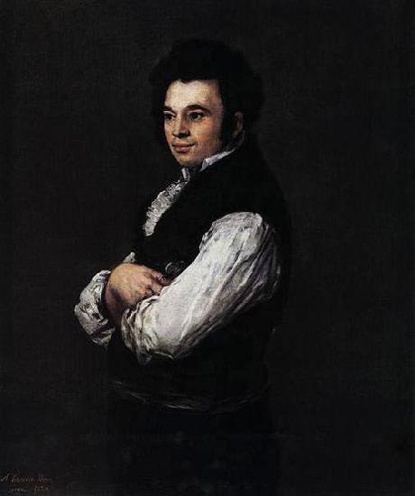 Francisco de Goya Portrat des Tiburcio Perez y Cuervo oil painting picture